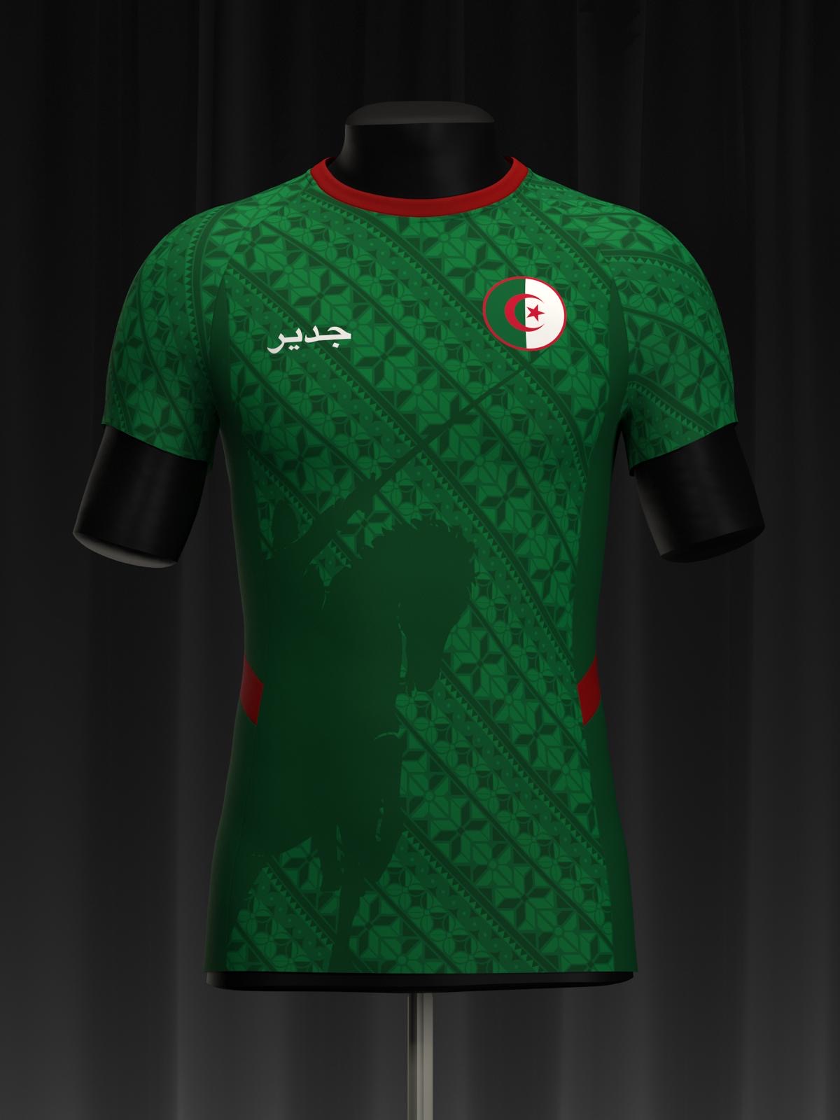 Maillot Algérie – Le Guerrier Vert